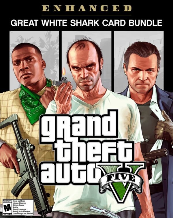 Grand Theft Auto V Enhanced & Great White Shark Card bundel - Windows Grand Theft Auto V Enhanced & Great White Shark Card bundel - Windows